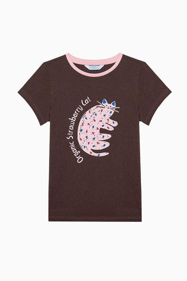 Kız Çocuk Meowberry Çok Renkli 2li Pijama Takımı - 4