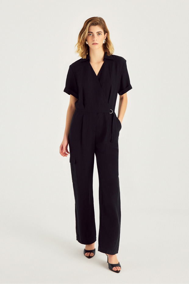 Kruvaze Yaka Tulum - 1