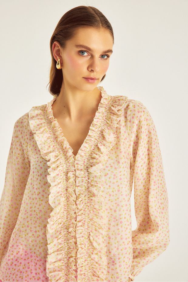 Fırfırlı Bluz - 3