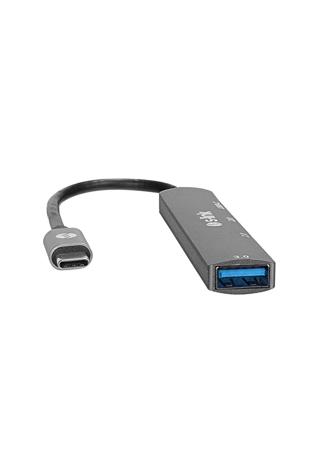 SWV-USBC023 4 in 1 Gri Metal TypeC to 2*USB2.0 USB 3.0, PD Type C Adaptör - 2