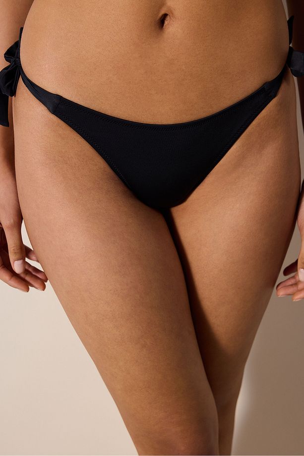 Basic Siyah String Bikini Altı - 1