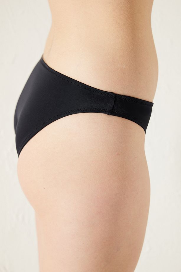 Siyah Basic Slip Bikini Altı - 4