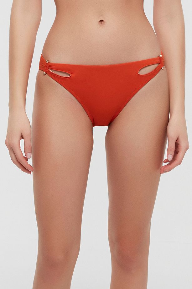 Turuncu Arty Side Bikini Altı - 2