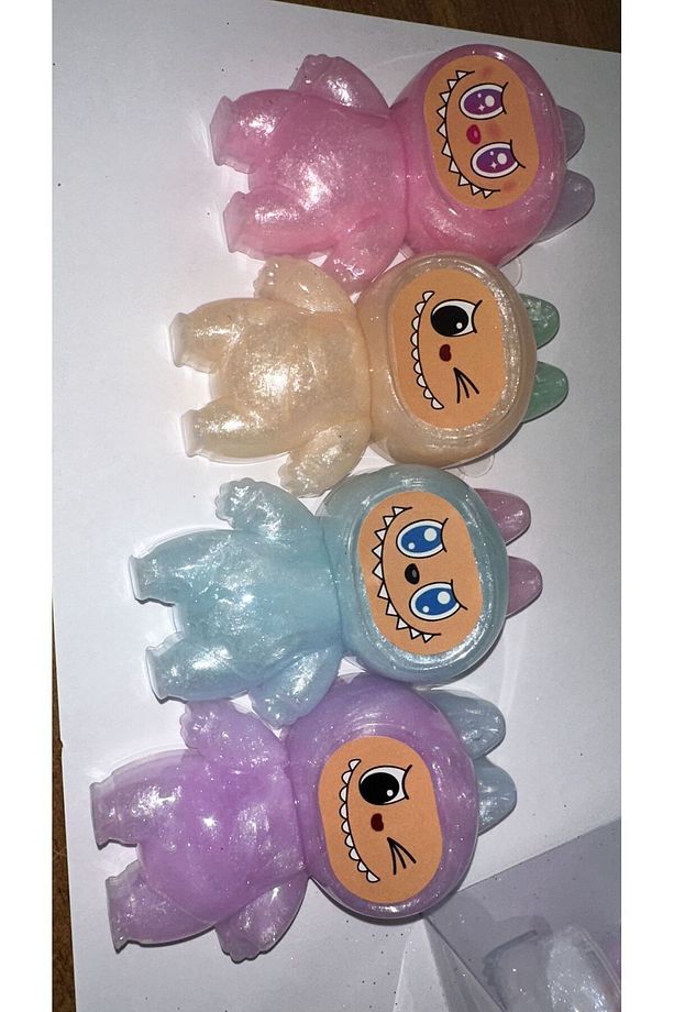 Labubu Hazır Slime Ele Yapışmaz Hazır 1 Adet Labubu Slaym Renkli, Yapışmaz, Eğlenceli Slime Oyunu - 6