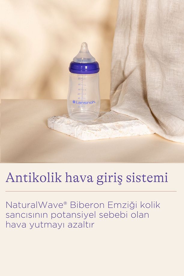 240 ml Biberon ve NaturalWave® Biberon Emziği (3 Ay+) - 4