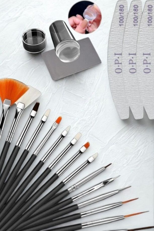 Opi Professionel Kağıt Törpü 100/180 5 Adet Törpü Ve Tırnak Bakım Seti - 1