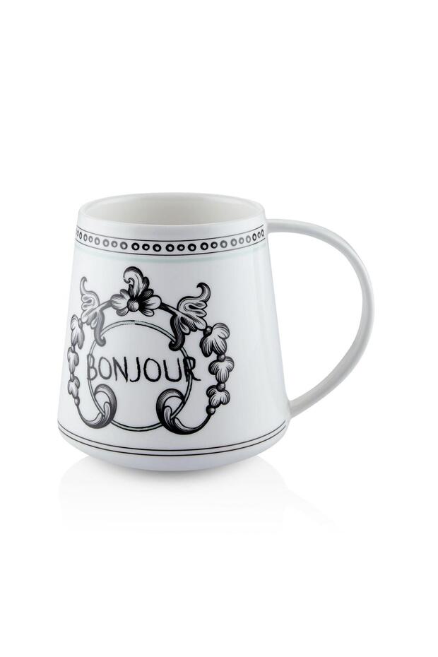 Bonjour Porcelain Mug Kpa0257 340 Cc
