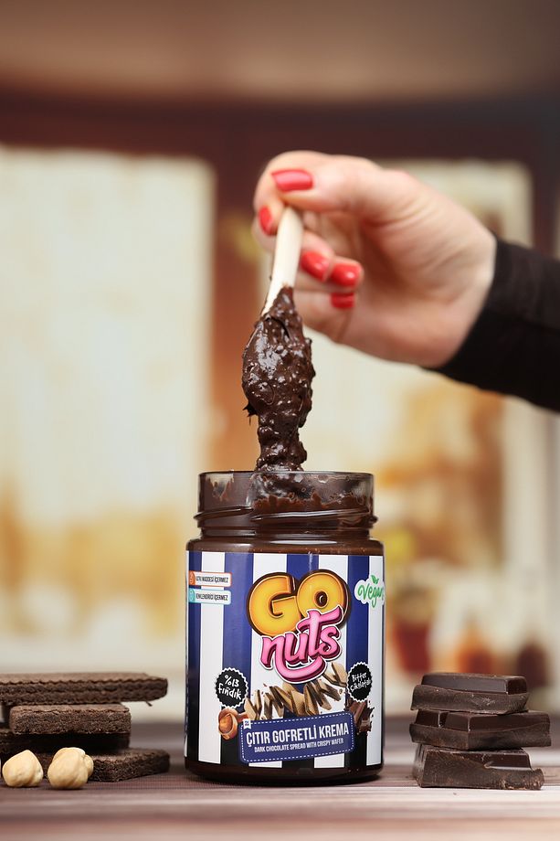 GO NUTS ÇITIR GOFRETLİ BİTTER KREMA 330 GR - 7