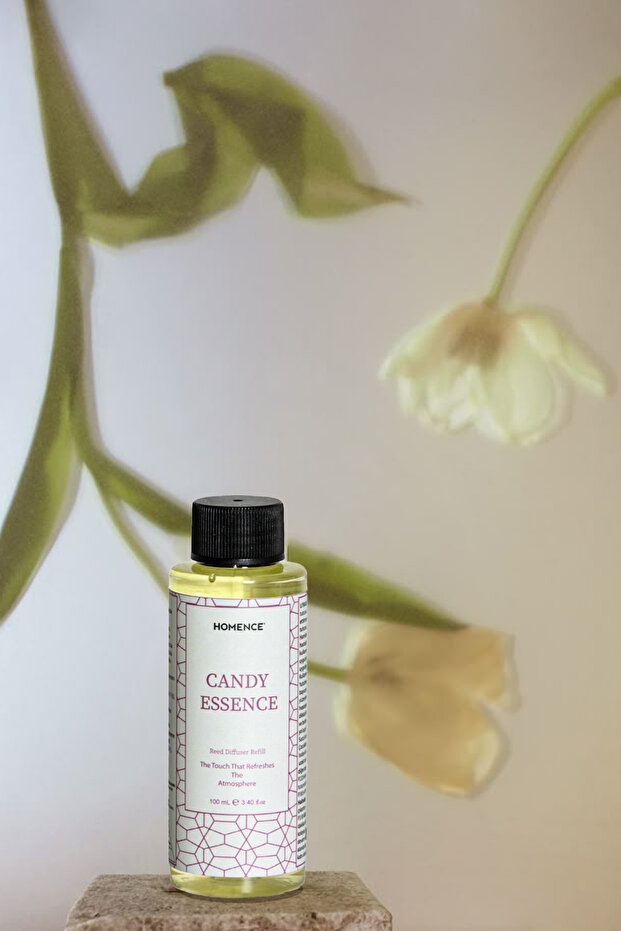 Candy Essence Kavun Portakal Çiçeği Esintili Bambu Çubuklu Oda Kokusu 100 ml Refill - 4