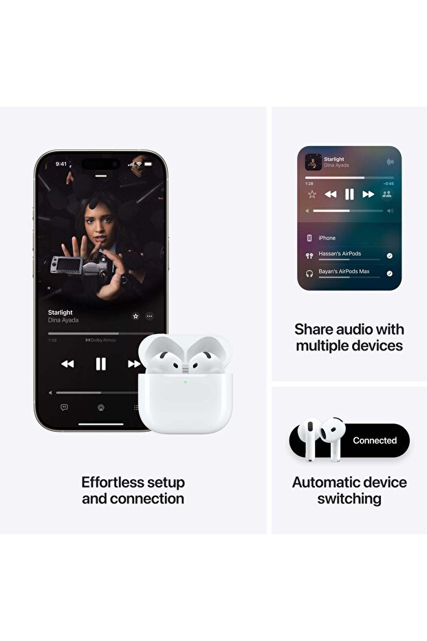 سماعات AirPods 4 مع خاصية إلغاء الضوضاء النشطة - 8