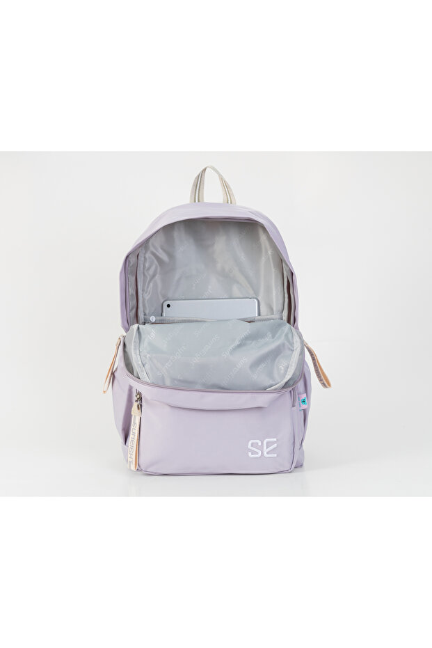 Kids School Backpack Light Grey - 4
