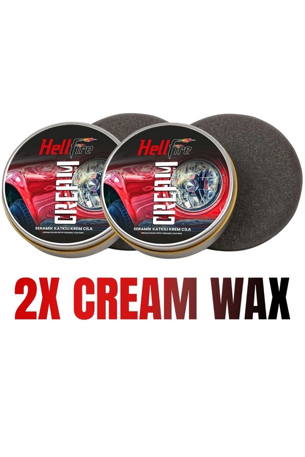Hellfire Seramik Katkılı Wax Krem Cila 2'li (2x100 gr) - 1