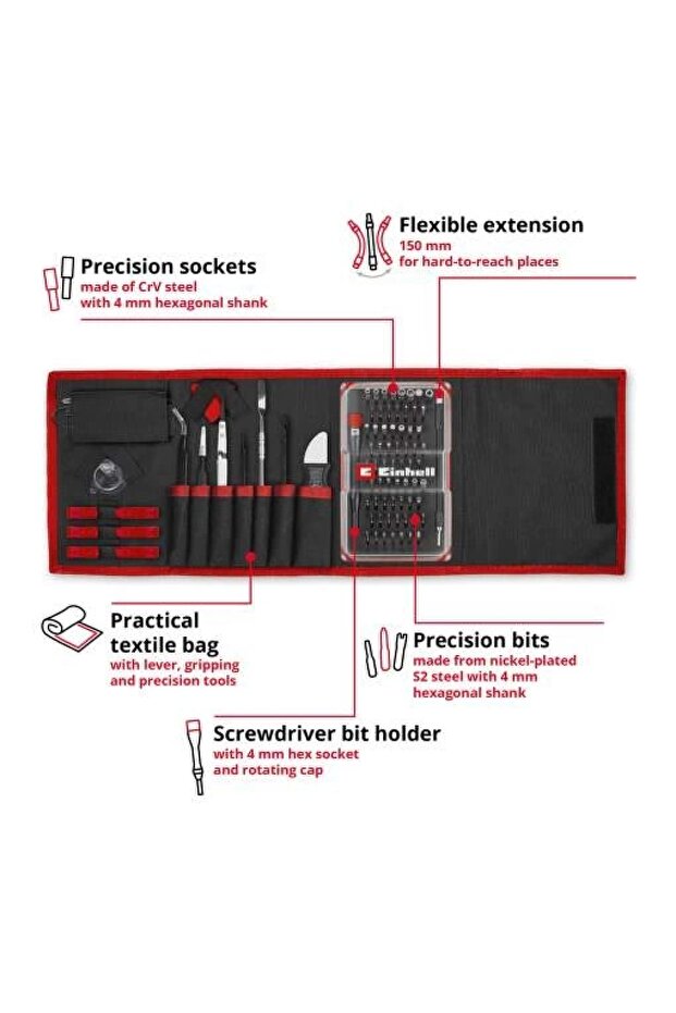 Orijinal 84 Parça Hassas Bits Seti - 49115050 - 3