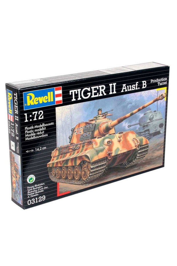 Maket Seti 1:72 PZKPFW VI Königstiger 3129 - 3