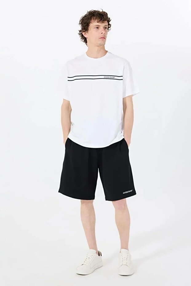 GJ REG EMBRO SHORTS Erkek Siyah Şort M5GD49KCPR1-JBLK - 1