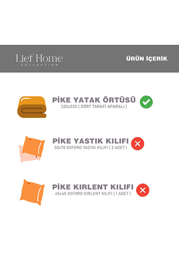 %100 Pamuklu Örgü Desenli Çok Amaçlı Yatak Örtüsü | 220x230 - 6