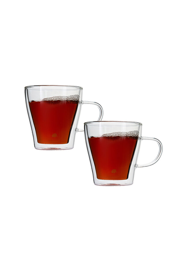 Glory Double Wall Double Walled Glass with Handle 250 ml Set of 2 (500.01.01.6764)
