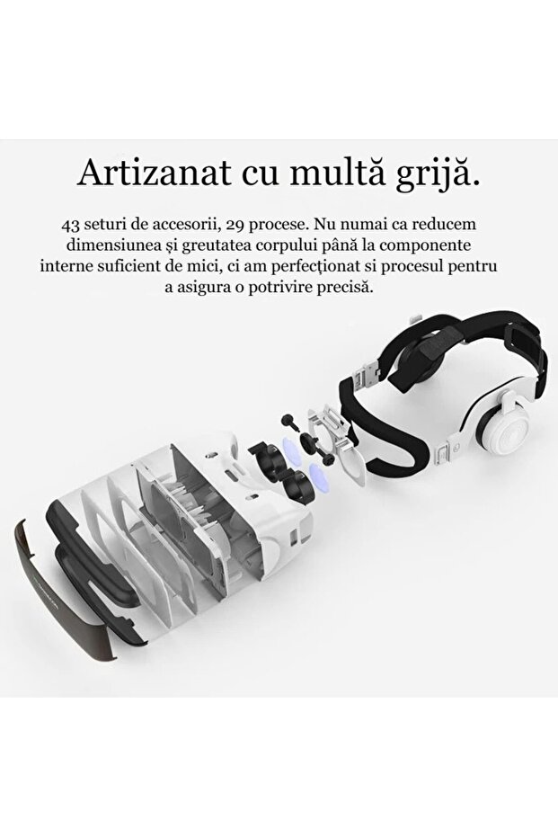 VR 3D Glasses, Compatible with iOS and Android, Bluetooth Headset with Gamepad, Modern and attractive design - 3