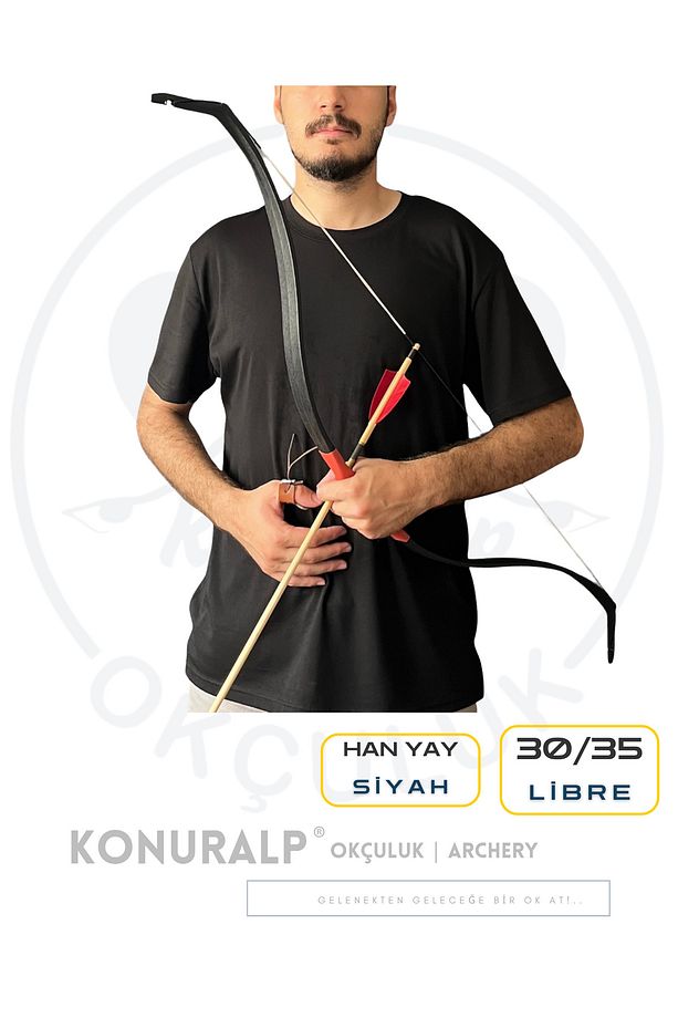 Geleneksel Okçuluk Başlangıç Seti "han" ( 3 Ok) } Genç/yetişkin - 7