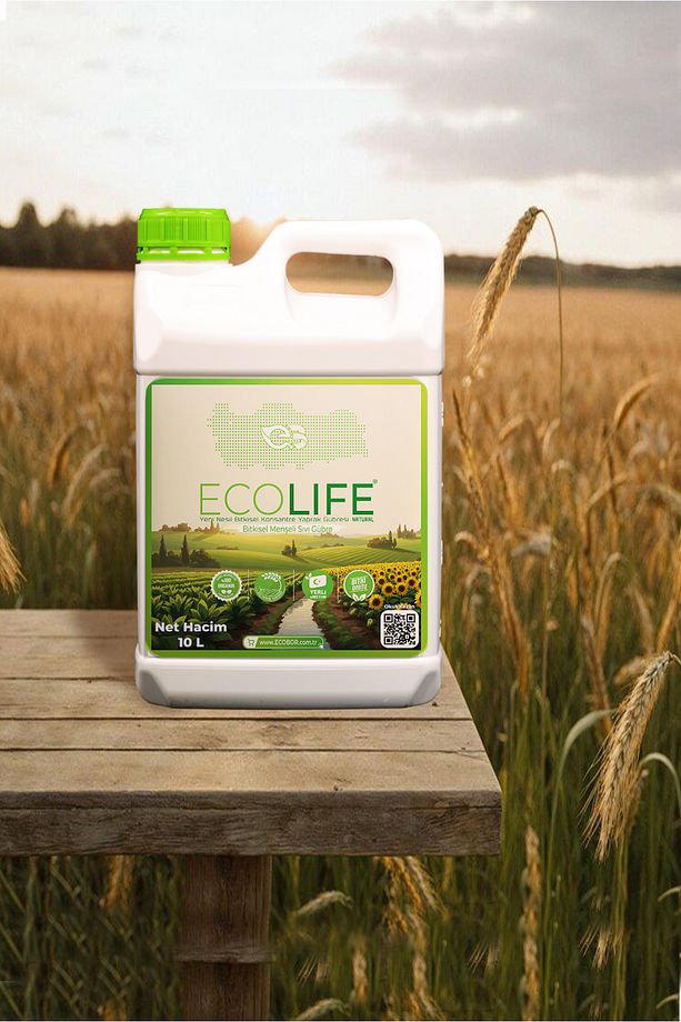 EcoLife Yeni Nesil Bitkisel Konsantre Yaprak Gübresi 10 Lt - 1