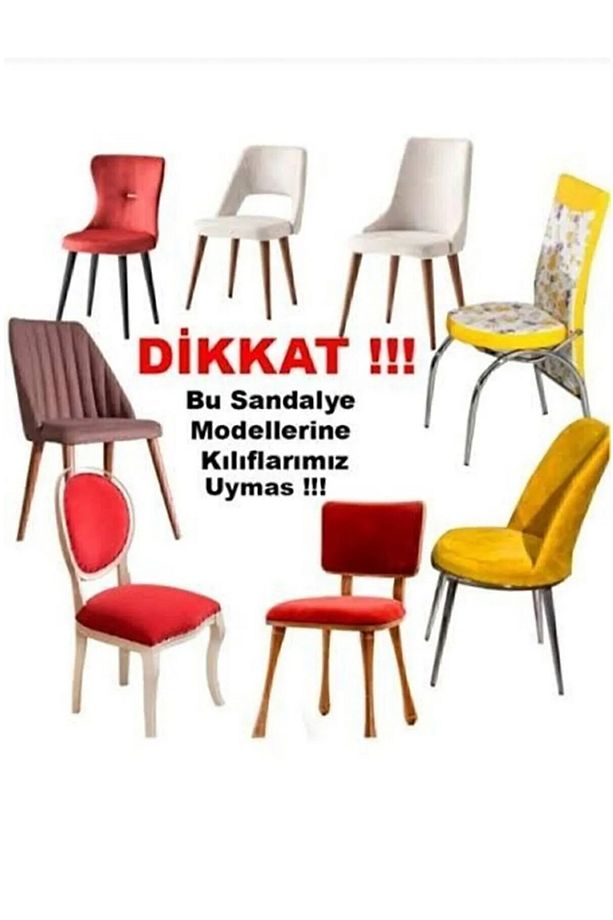 Yüksek kaliteli sandalye kılıfı,örtüsü,lastıklı,yıkanabılır, lastiklidir 1 adet - 8