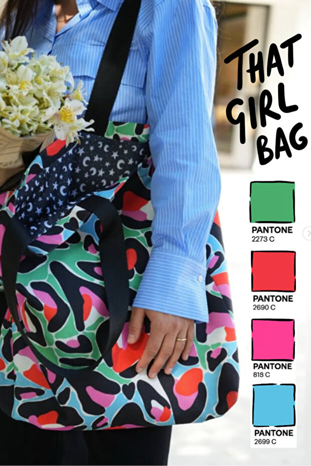 حقيبة منقوشة "LEOPARD" مقاس 50 سم × 50 سم - 8