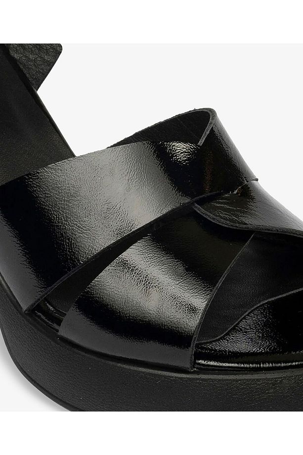 Kadın Siyah Hakiki Deri Sandalet 4Y2AS59046 - 6