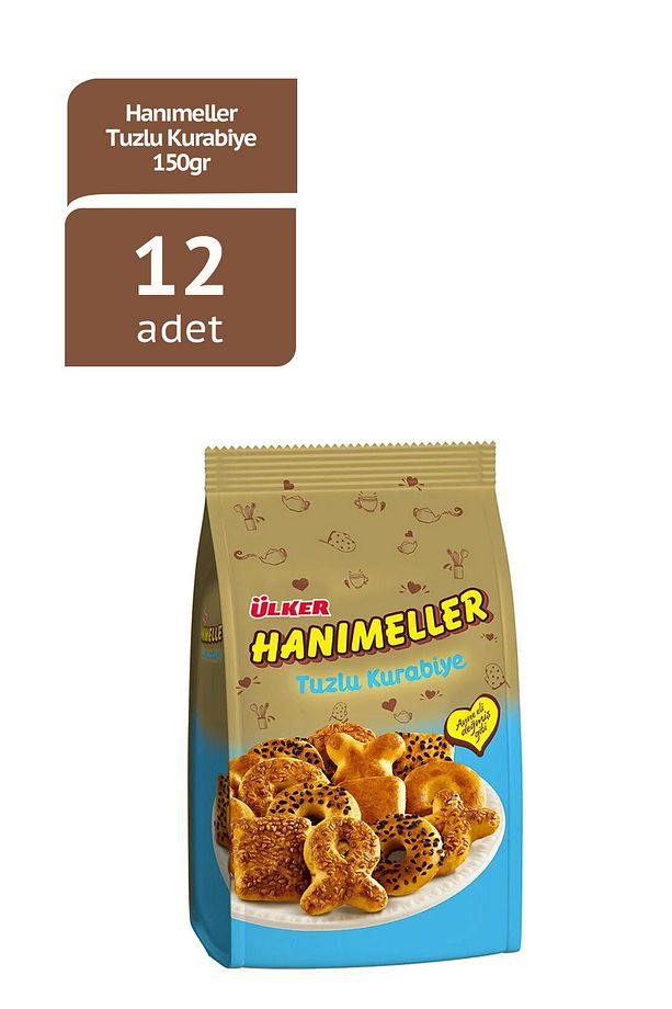 Hanımeller Tuzlu Poşet 150 gr X12 Adet - 1