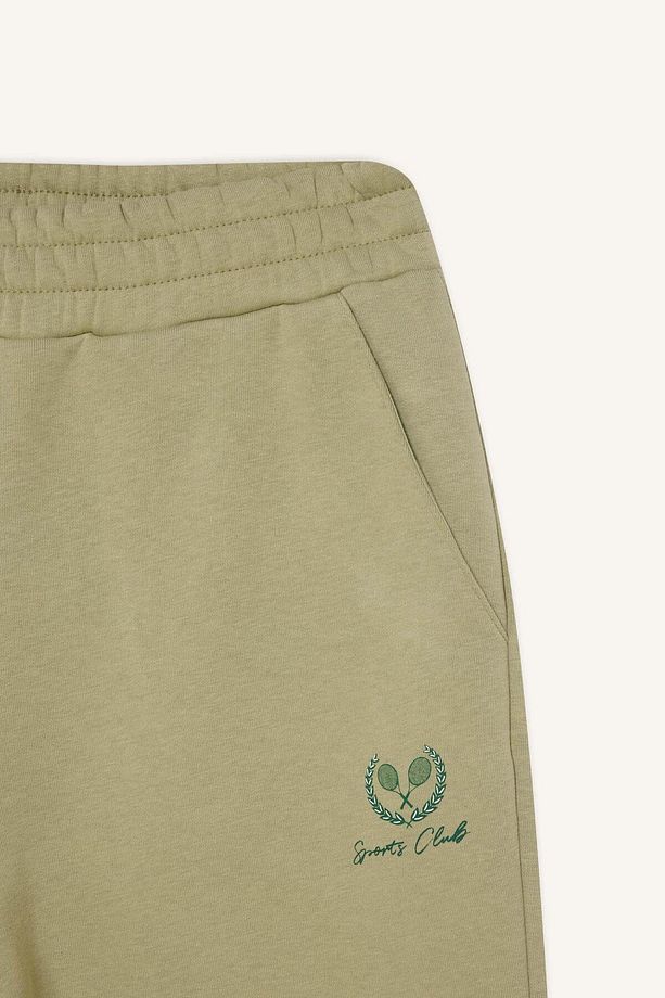 DeFactoFit Kalın Sporcu Jogger Eşofman Altı Cepli Baskılı Standart Boy E5712AX24WN - 8
