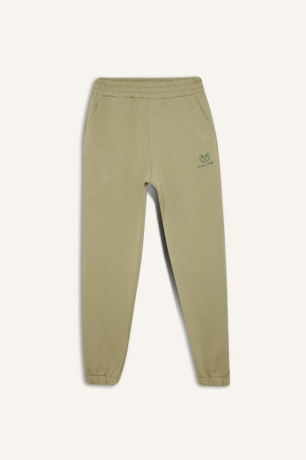 DeFactoFit Kalın Sporcu Jogger Eşofman Altı Cepli Baskılı Standart Boy E5712AX24WN - 7