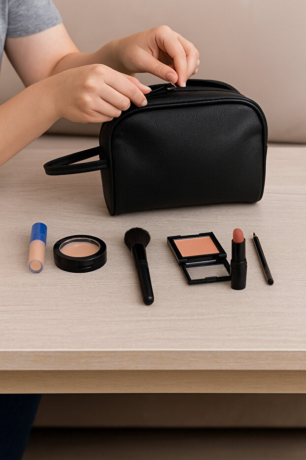 حقيبة مكياج بنمط عادي - 5