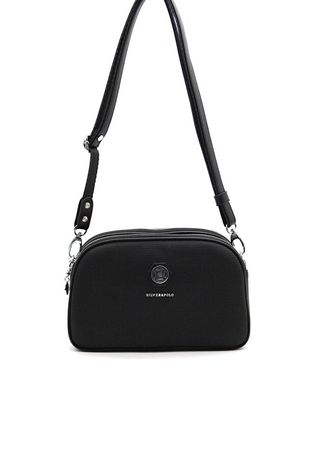 Black - Black Fashion Women's Crossbody Bag Sp745