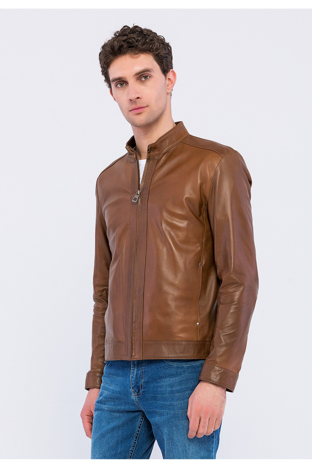 Men's Chestnut Color Jacket - 2