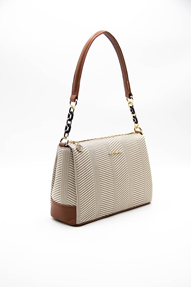 Bej - Taba SP910 Kadın Çapraz Çanta - 3