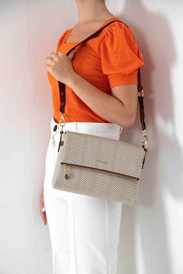 Beige - Tan Sp963 Women's Crossbody Bag