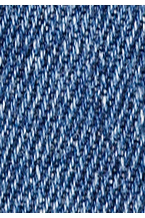 Regular Fit Orta Bel Daralan Paça Erkek İndigo Denim Jean Pantolon - 7