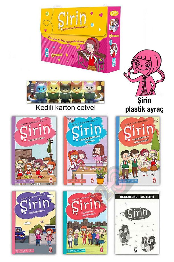 Şirin Kendimi Durduramıyorum 2 Set (9 Yaş ve üzeri) (5 kitap) - 1