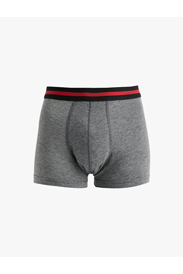 Baskılı Pamuklu 3'lü Boxer Seti - 3