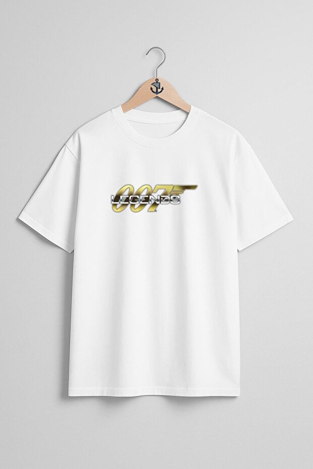 Oversize 007 Legends Goldeneye 007 James Bond Chest Design Unisex T-Shirt