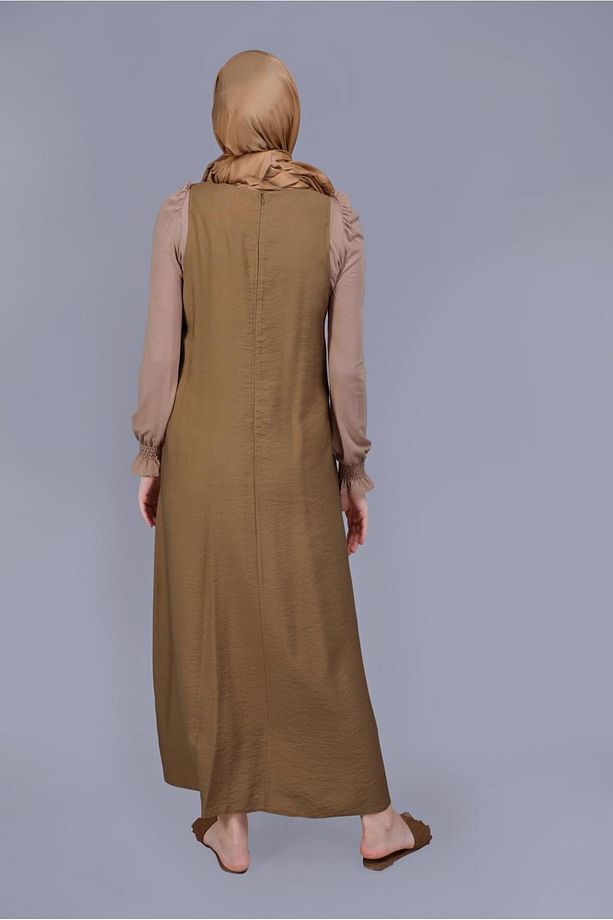 PÜSKÜL DETAYLI CEPLİ JİLE 40781 - 4