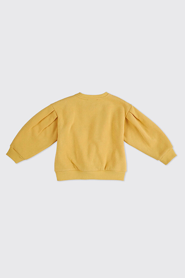 Kız Bebek Sarı Sweatshirt - 2