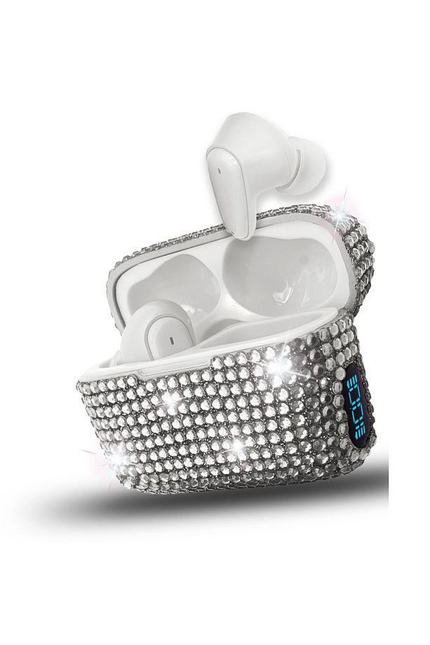 9977 Taşlı Kablosuz Bluetooth Kulak Içi Kulaklık / Led Pil Göstergesi /mikrofon / Şarj Edilebilir - 7