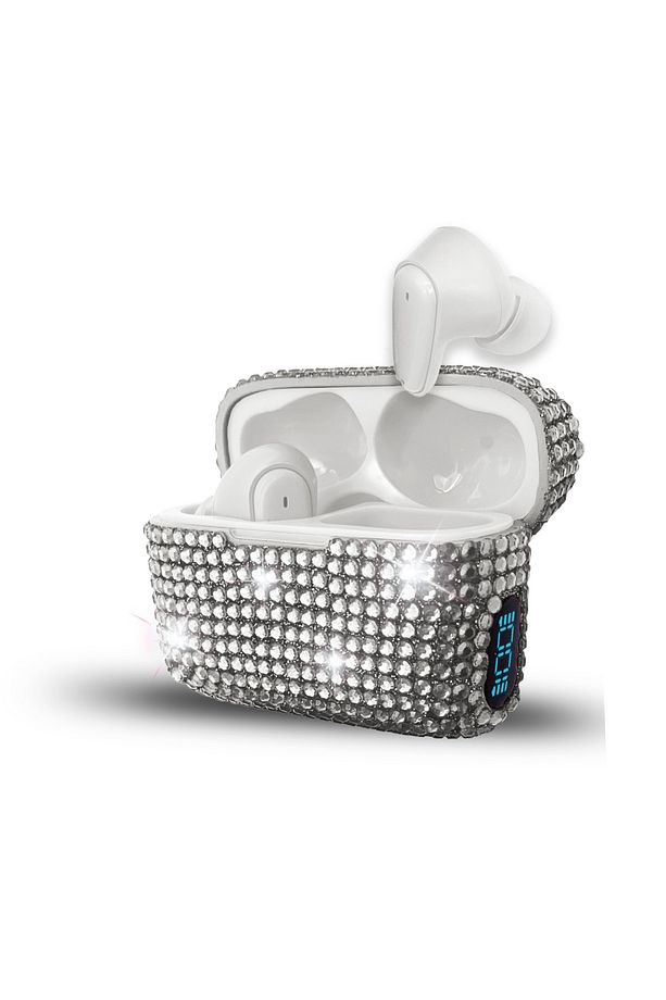 9977 Taşlı Kablosuz Bluetooth Kulak Içi Kulaklık / Led Pil Göstergesi /mikrofon / Şarj Edilebilir - 3