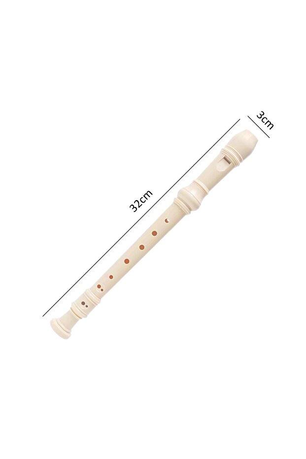 JF-01 Blok Flüt - Krem - 5
