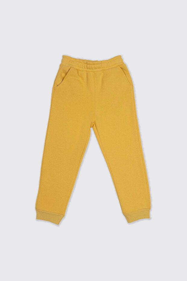 Girl's Yellow Tracksuit Bottom