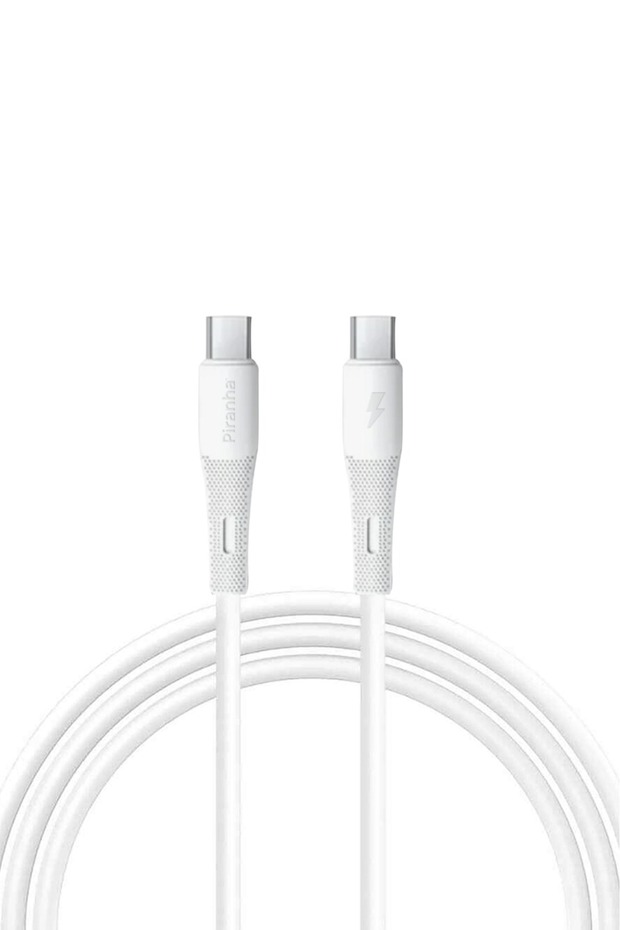3376 Type-c To Type-c Silikon Şarj Kablosu / 3a 60w Hızlı Şarj / 1 Metre Kablo Uzunluğu - 2