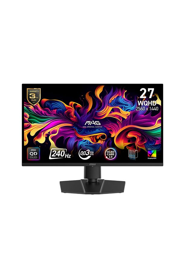 MAG 271QP QD-OLED X24 26.5" 0.03ms 240Hz WQHD Flat QD-OLED FreeSync Gaming (Oyuncu) Monitör - 1