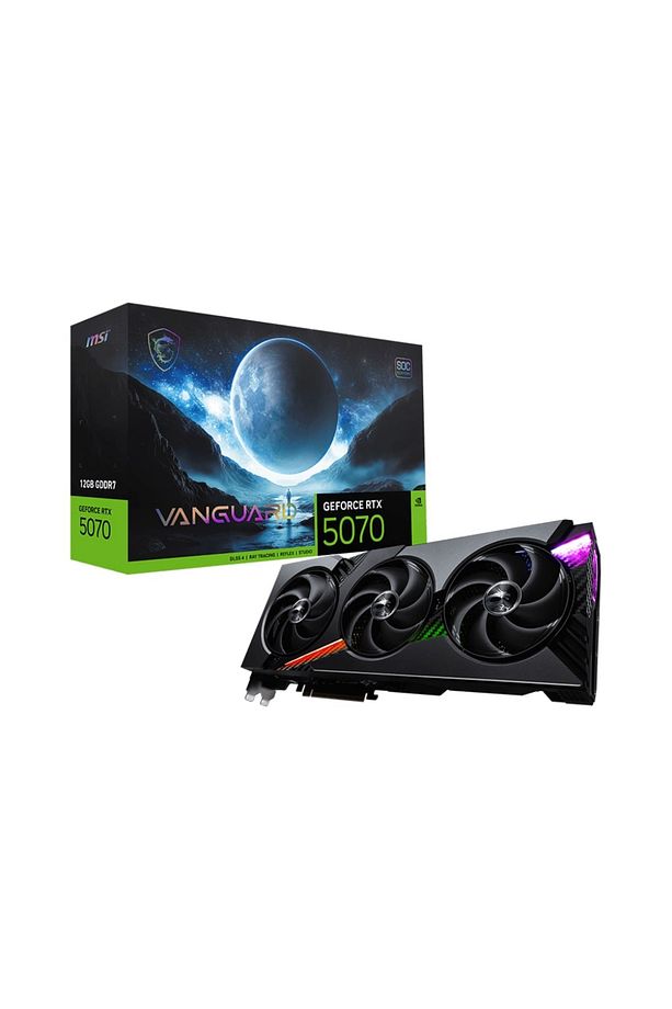 GeForce RTX 5070 12G VANGUARD SOC 12GB GDDR7 192Bit DLSS 4 Gaming (Oyuncu) Ekran Kartı - 1