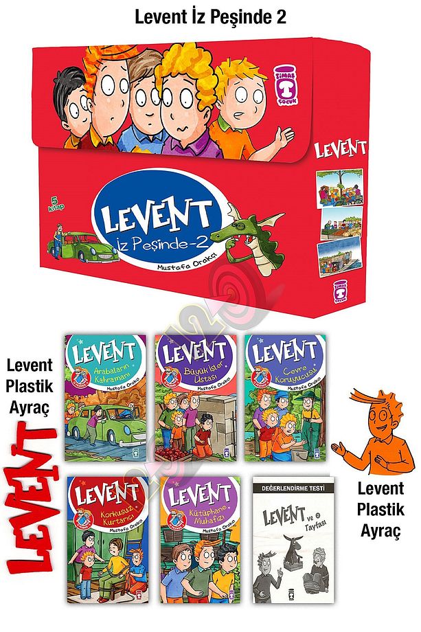 Levent Iz Peşinde Hikaye Seti 2 (5 KİTAP)(9 YAŞ VE ÜZERİ) - 1