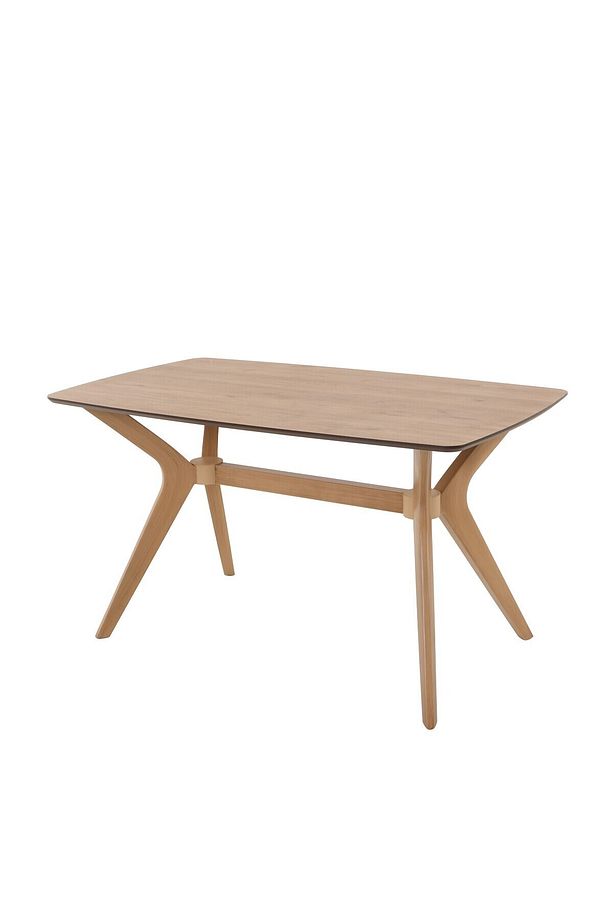 VİKTORİA MUTFAK VE SALON MASASI AÇIK CEVİZ/AÇIK CEVİZ 80X138 - 5
